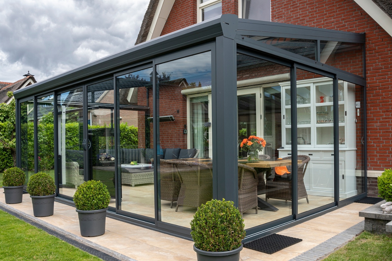 Vetrata per pergola
