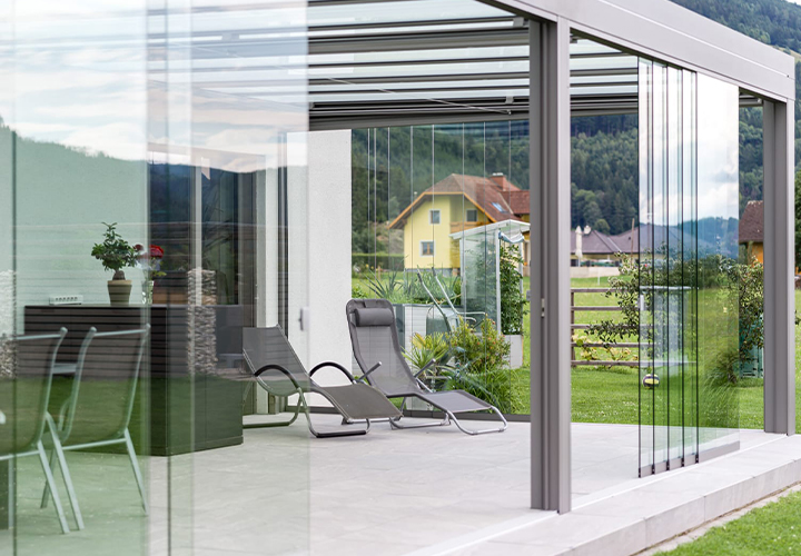 Installazione vetrate panoramiche